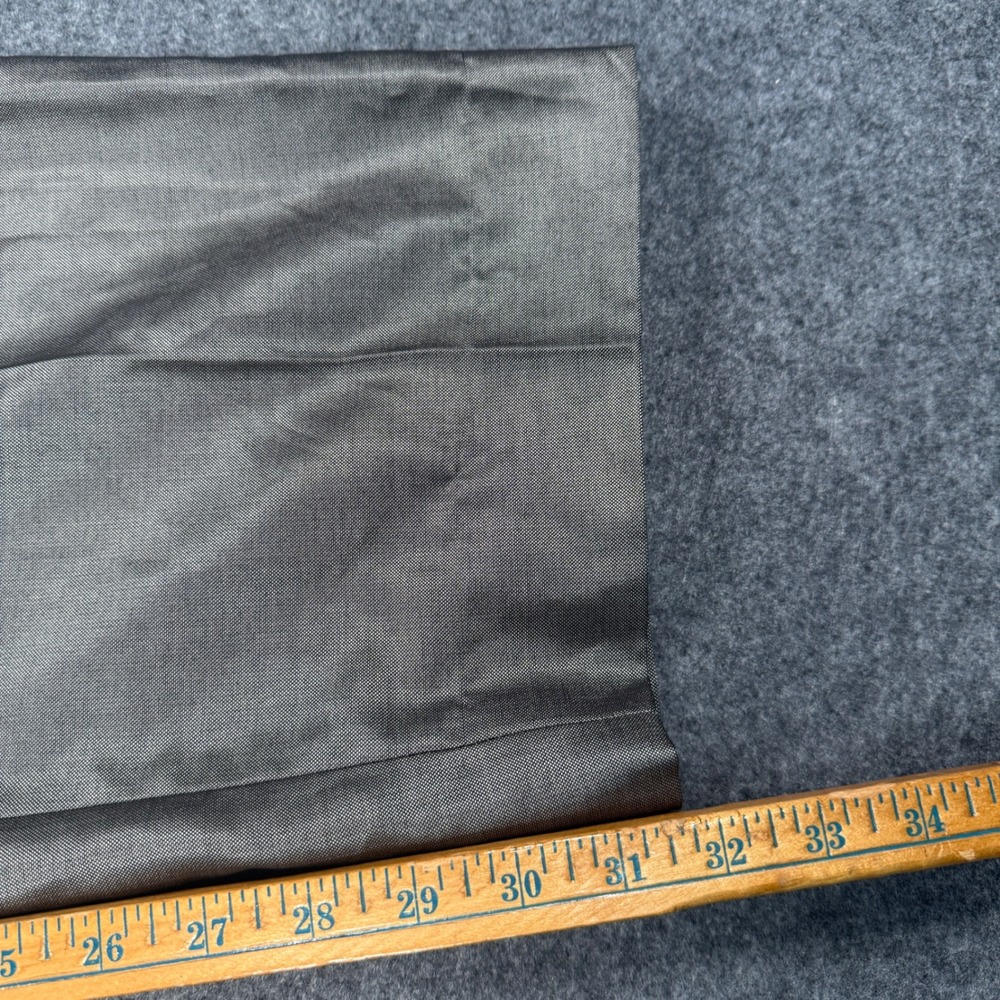 Sean John Metallic Silver Sharkskin 2-Button Suit Blazer Pants Macy's 48 L 42x32 - Picture 14 of 16